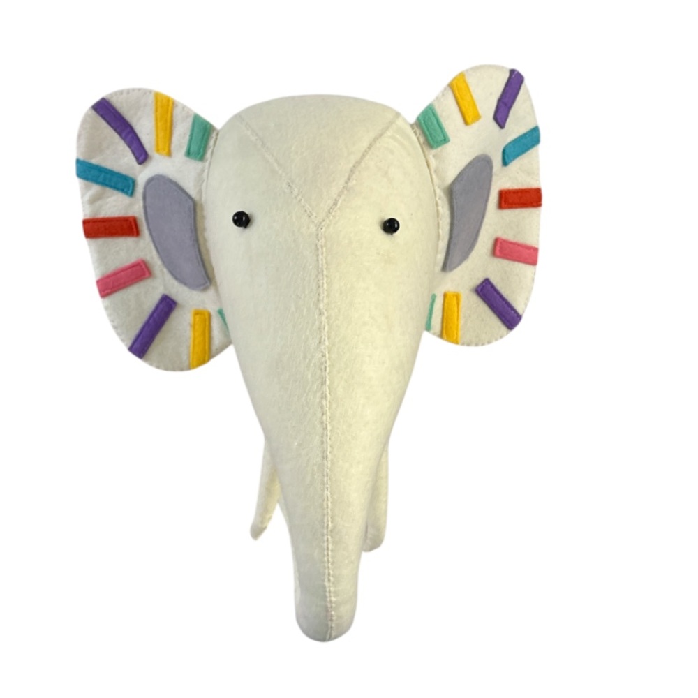 ELEPHANT HEAD➕Wool Felt Wall Hanging